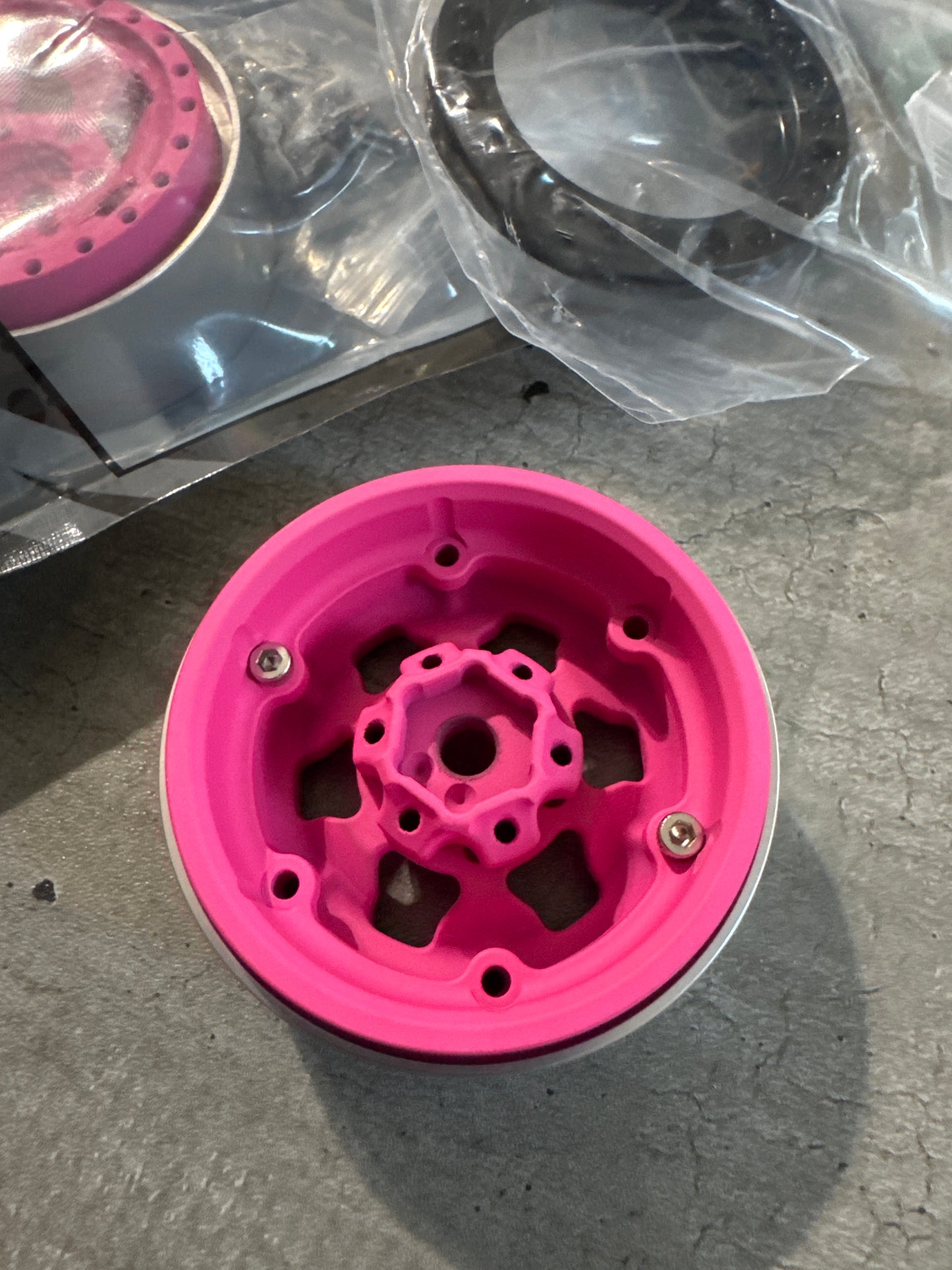 PINK GRANITE WHEELS