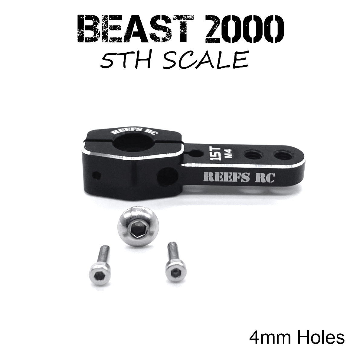 1/5th Scale Single HD Horn w/ 4mm holes (15T) #REEFS107