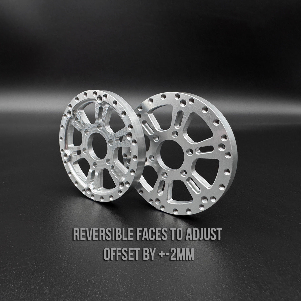 1.9 "BLADE" Aluminum Beadlock Wheels w/Hubs (2) - REEFS205