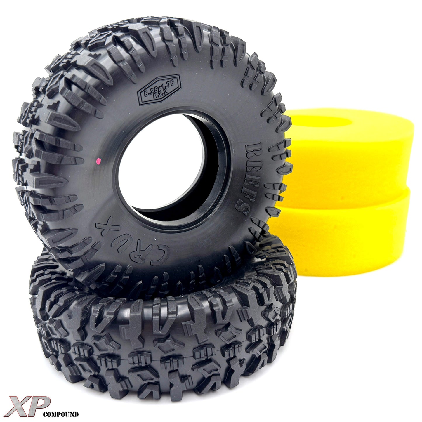 REEFS XP Compound 2.2" / 5.25" CRUX TIRES (2) PINK - REEFS219
