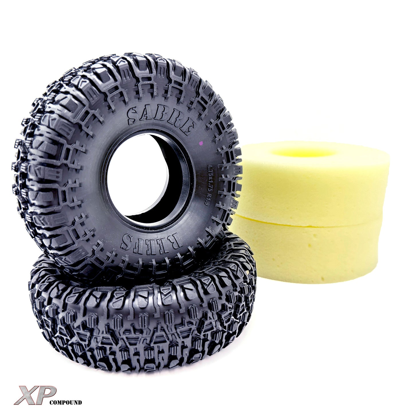 REEFS XP Compound 1.9" / 4.75" SABRE TIRES (2) PINK - REEFS252