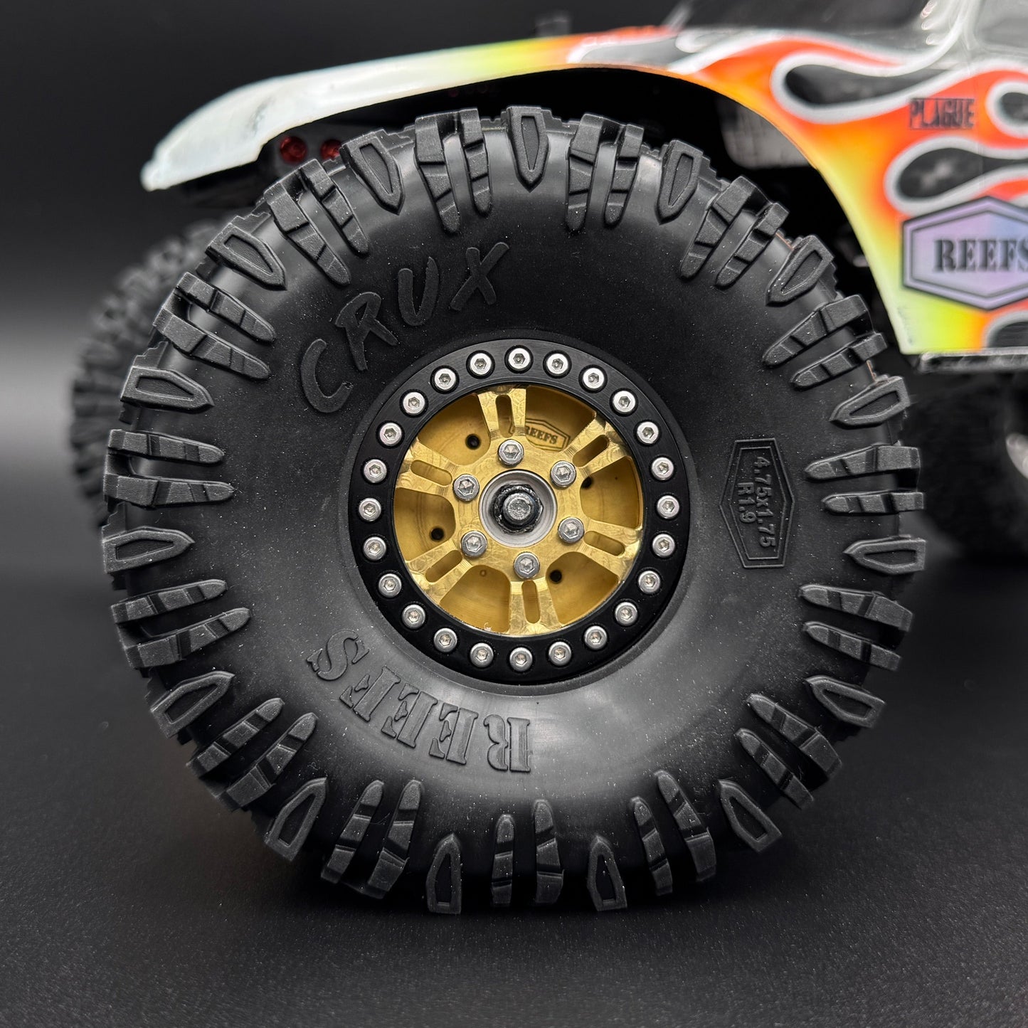 REEFS Brass 1.9 "BLADE" Wheel Face (2) #REEFS256
