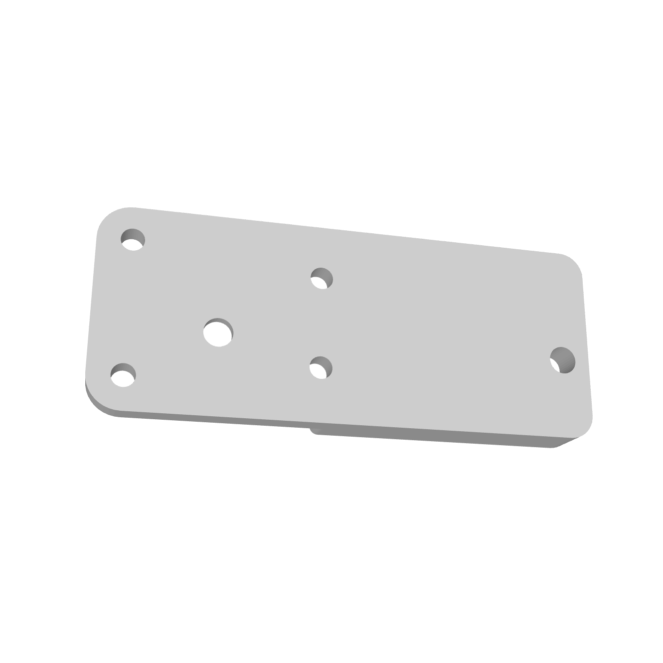 XPT3 LCG Transmission to Axial® SCX10 II (10.2) Skid Adapter : Print File