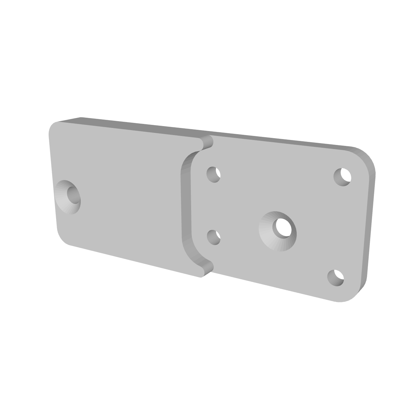 XPT3 LCG Transmission to Axial® SCX10 II (10.2) Skid Adapter : Print File