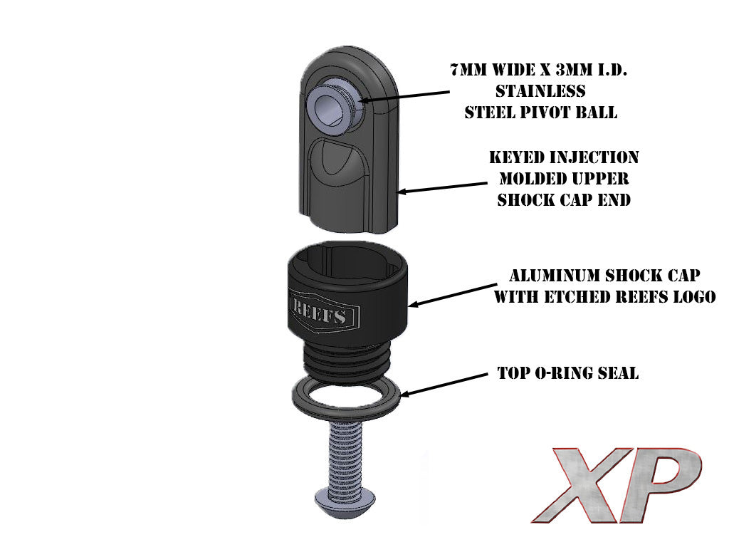 REEFS XP Aluminum Shocks (80mm, 90mm, 100mm)