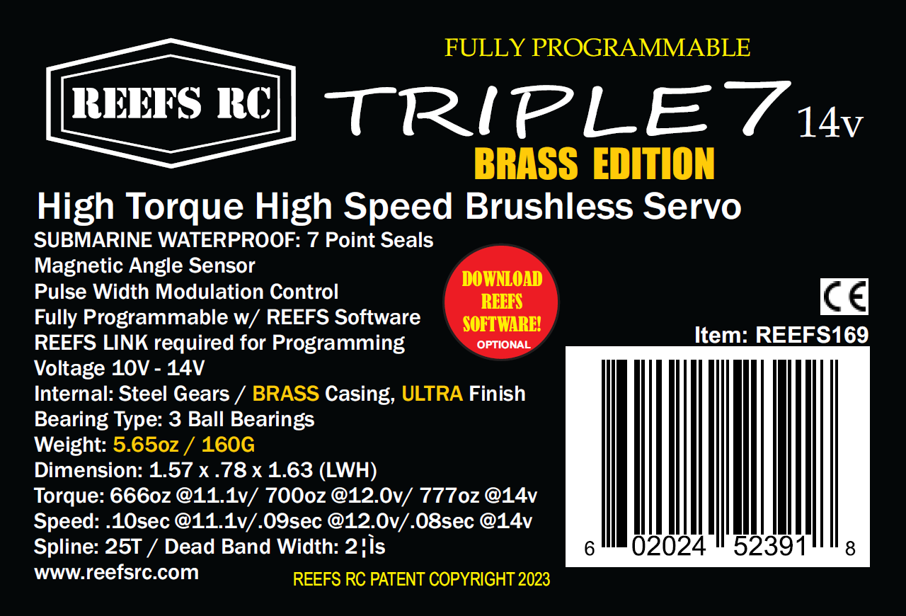 Triple7 Brass Edition #REEFS169