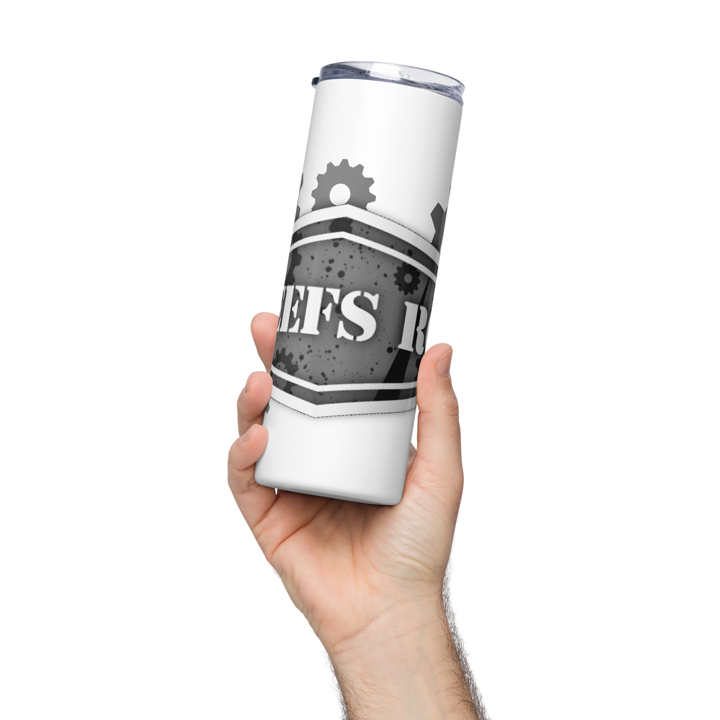 Reefs RC White Gears Stainless Steel Tumbler (20 oz)