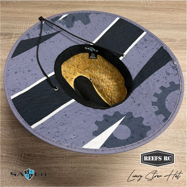 REEFS Livery Straw Hat: SA Co #REEFS164