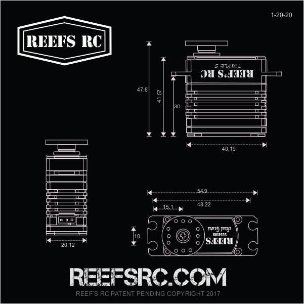 Triple5 V2 High Torque Servo #REEFS03 - DISCONTINUED