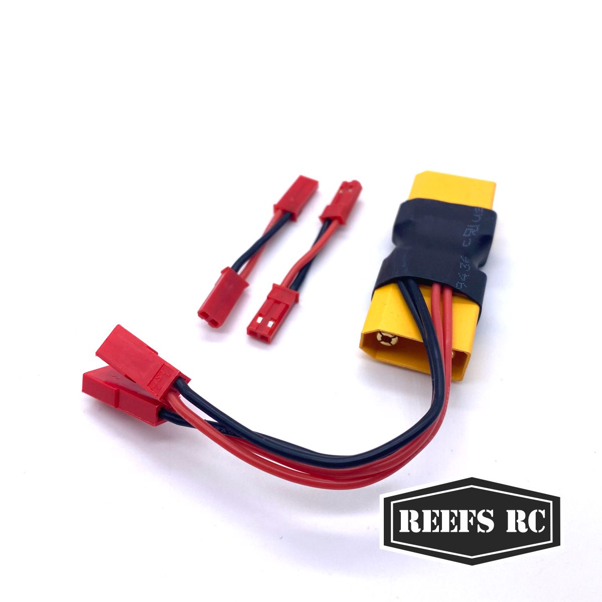 XT90 Dual JST Connector w/ 2 Male-Male Adaptors #REEFS122