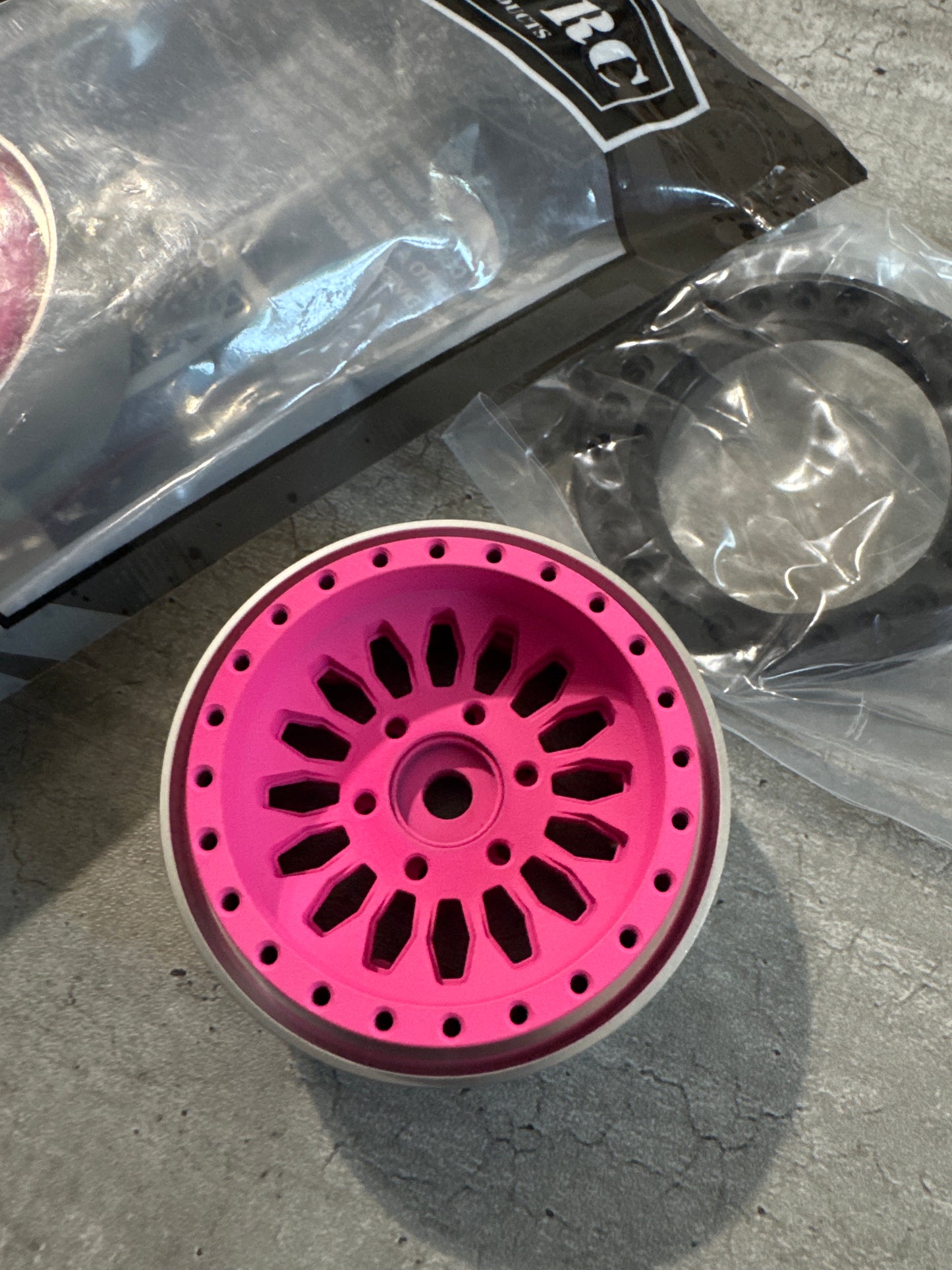 PINK SHIELD DEEP DISH WHEELS