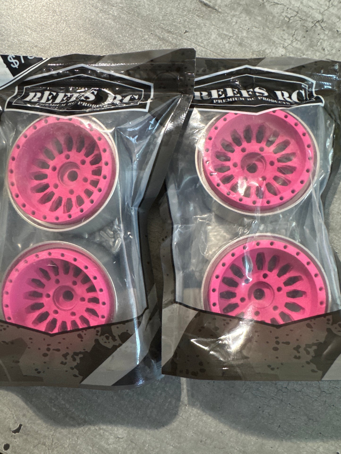 PINK SHIELD DEEP DISH WHEELS