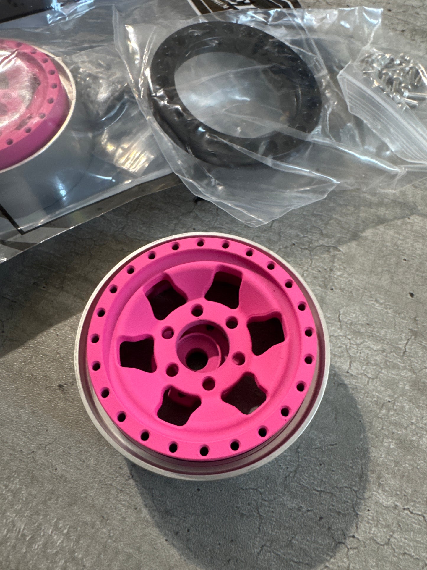 PINK GRANITE WHEELS