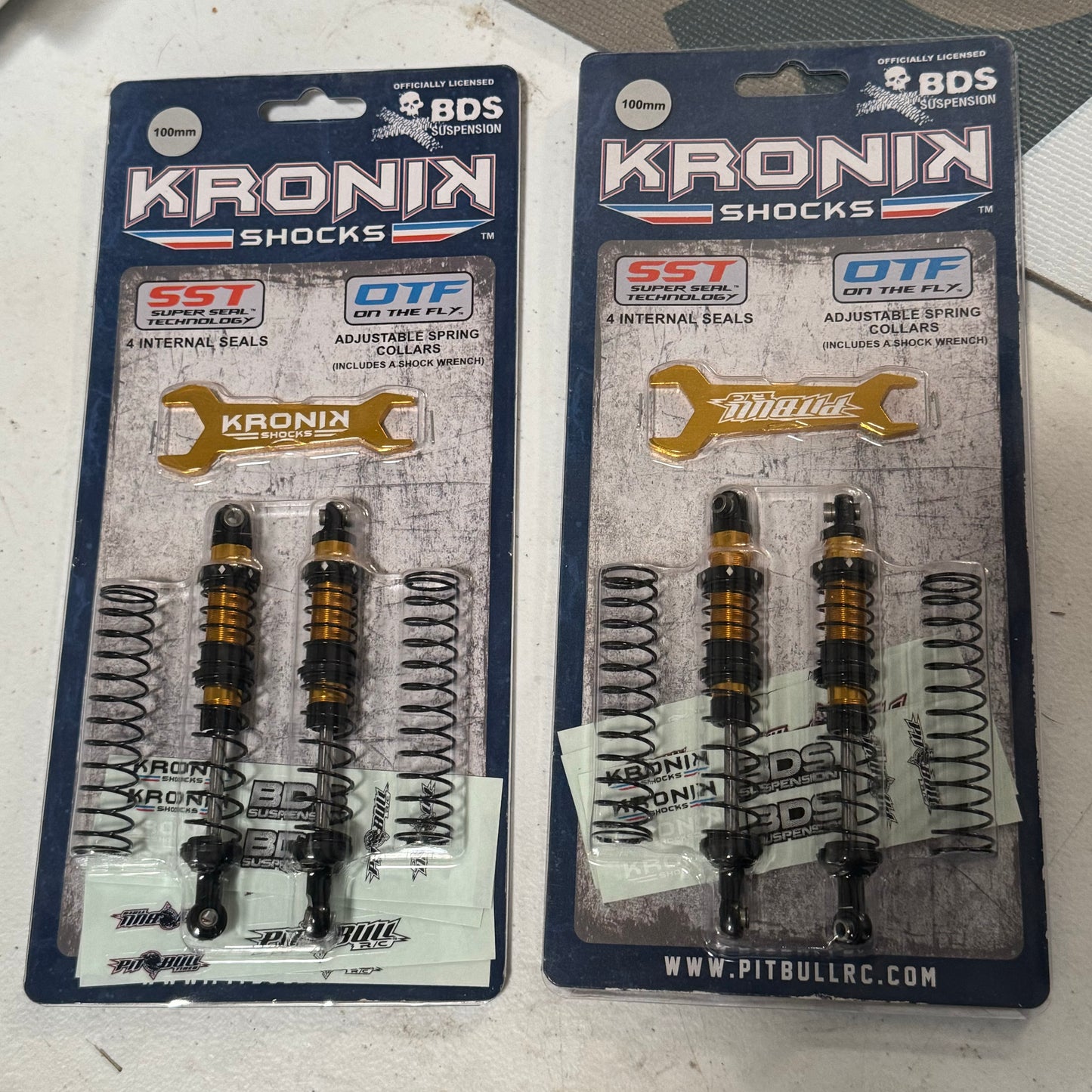 BDS Suspension officially licensed KRONIK Shocks - 4 pcs  (100mm)