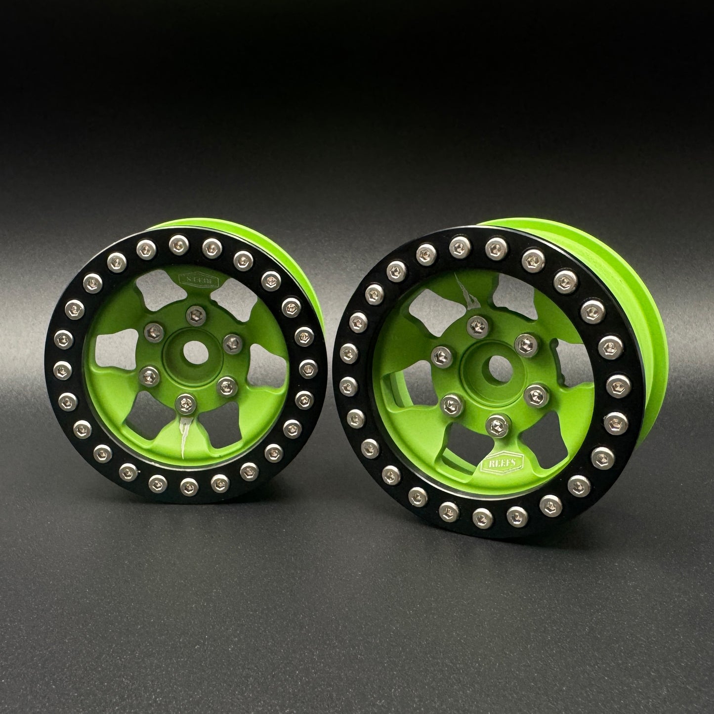 Limited Edition REEFS XP Custom Haul and Crawl 7 Wheel Sets (4pcs) GRANITE Green