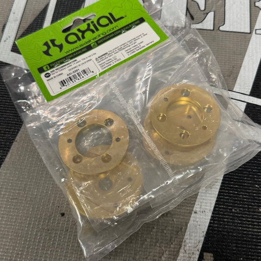 Axial AXP8 Gilamon Brass Portal Cover & Weights (122g Each)