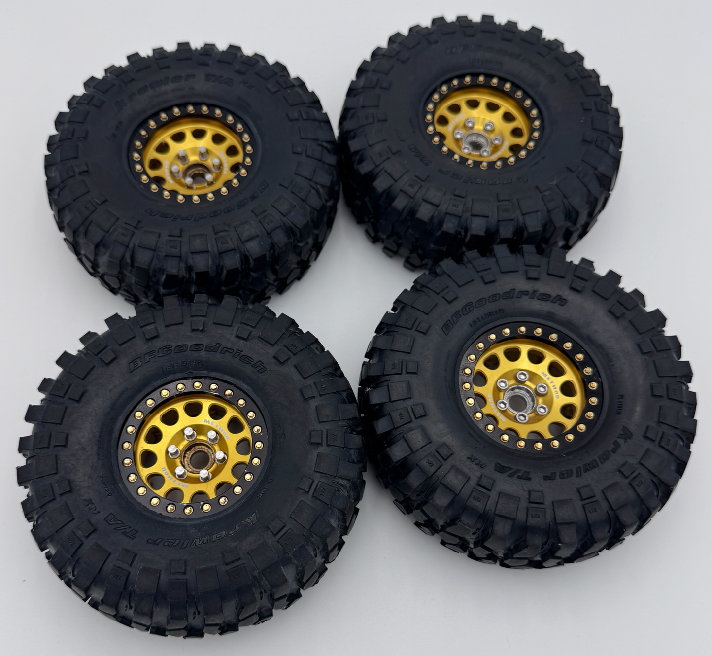 Set of 4 - Vanquish Method 1.9 Wheels & BFG Crawlers