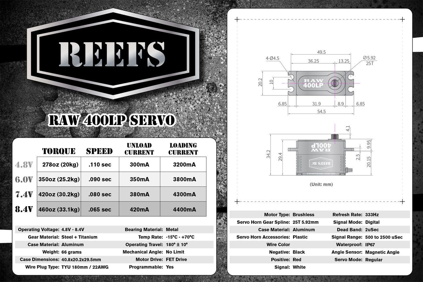 RAW 400LP #REEFS136