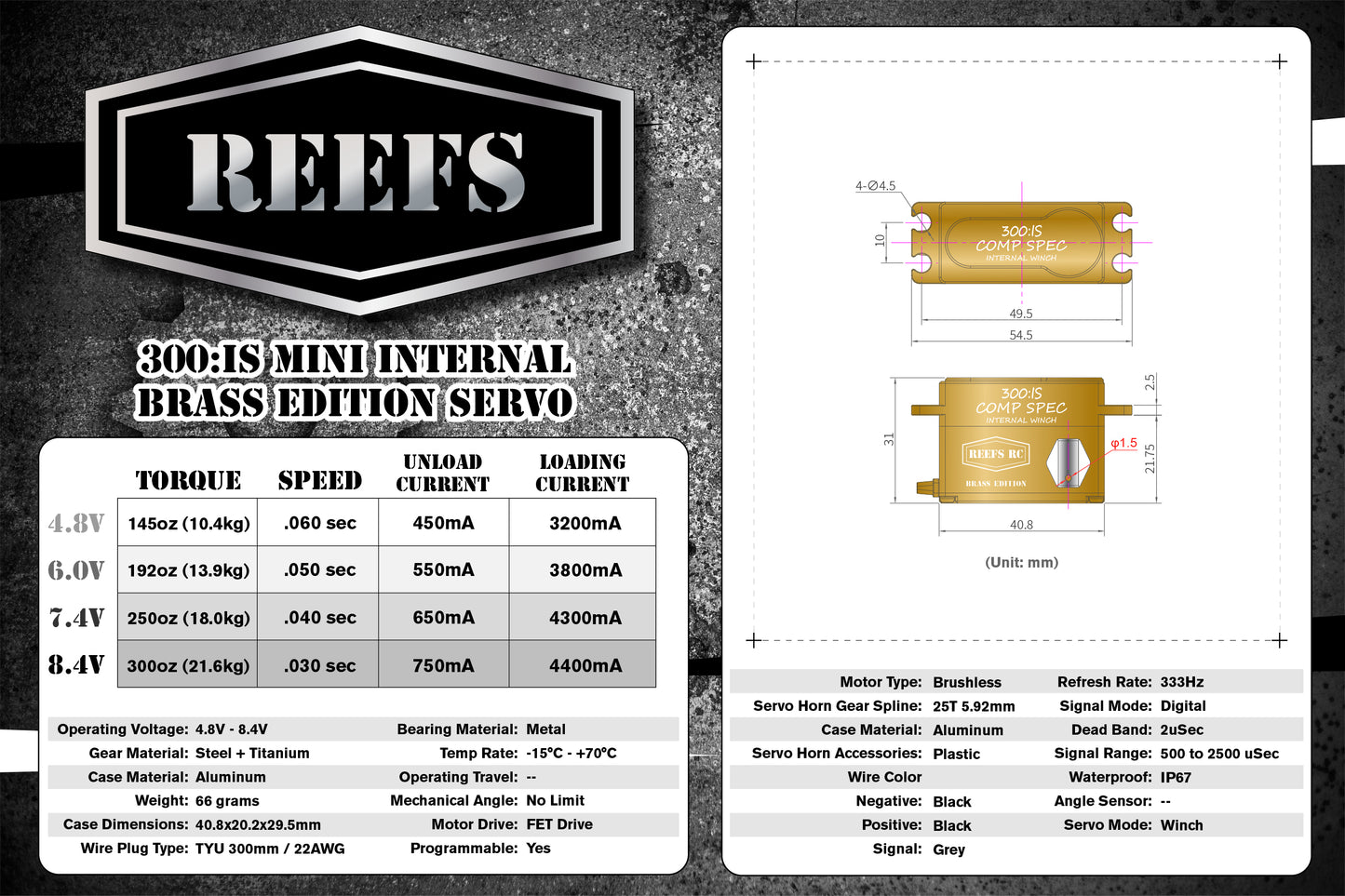 300:IS Comp Spec: Brass Edition #REEFS161