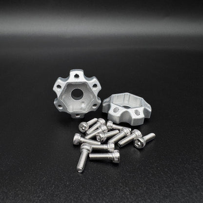 12mm Hex Machined Aluminum Hubs (2) w/Hardware "DOT"