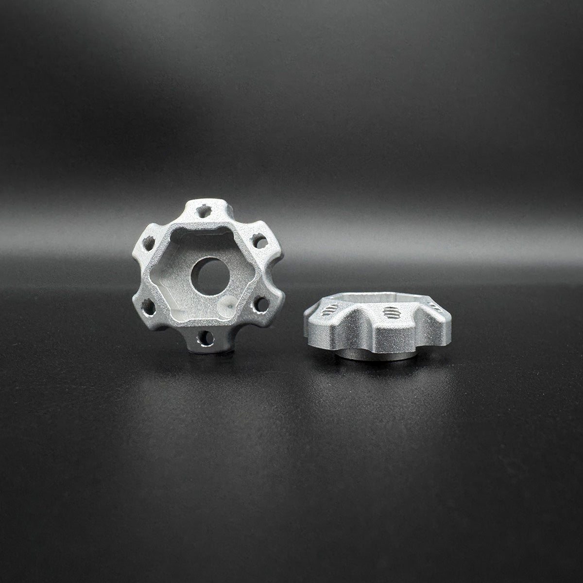 12mm Hex Machined Aluminum Hubs (2) w/Hardware "DOT"