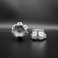 12mm Hex Machined Aluminum Hubs (2) w/Hardware "DOT"