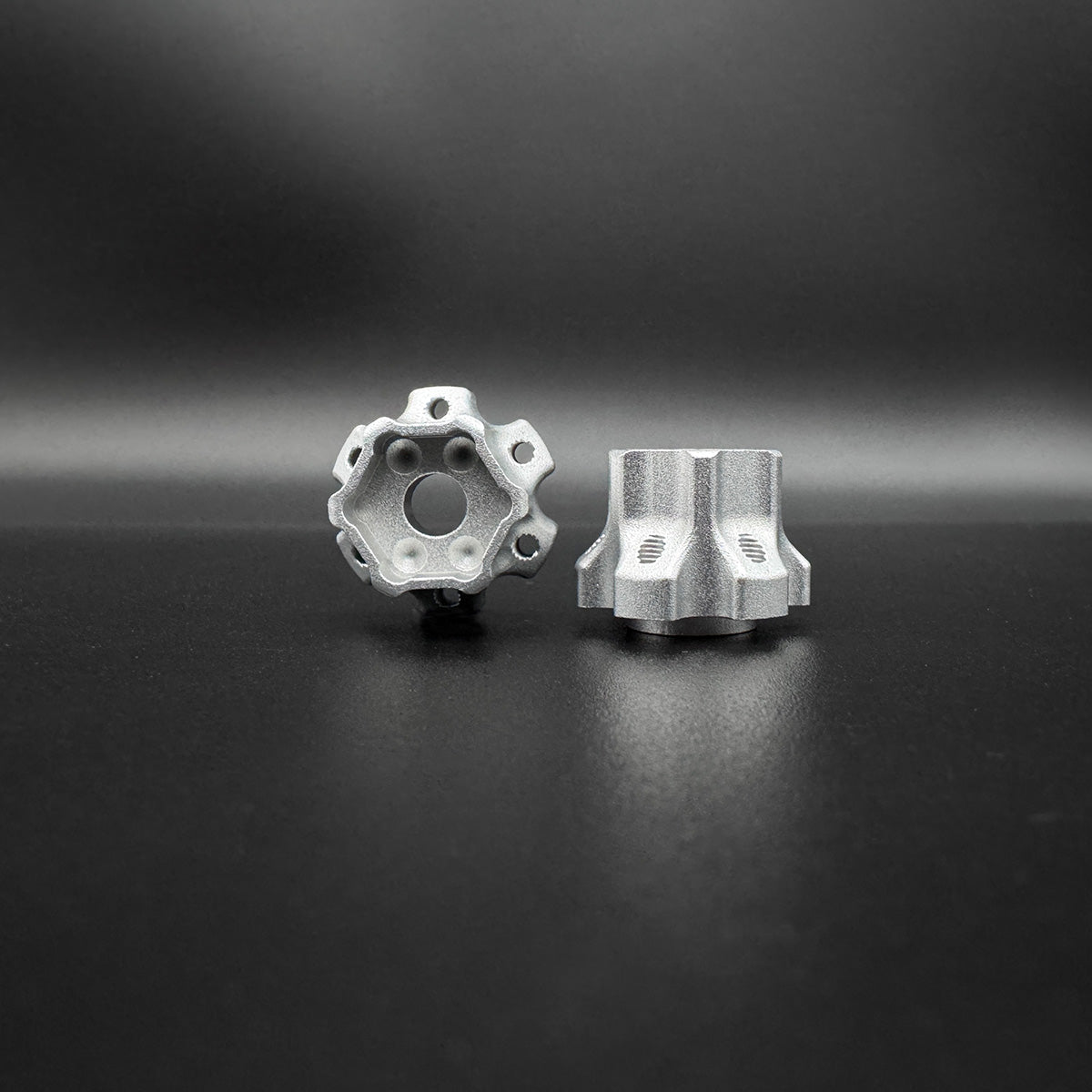 12mm Hex Machined Aluminum Hubs (2) w/Hardware "DOT"