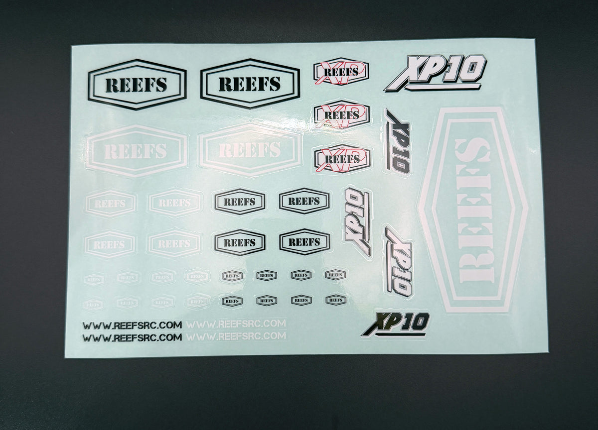 Reefruff Sticker REEFS Clear Sticker Sheet 8.5 x 5.75