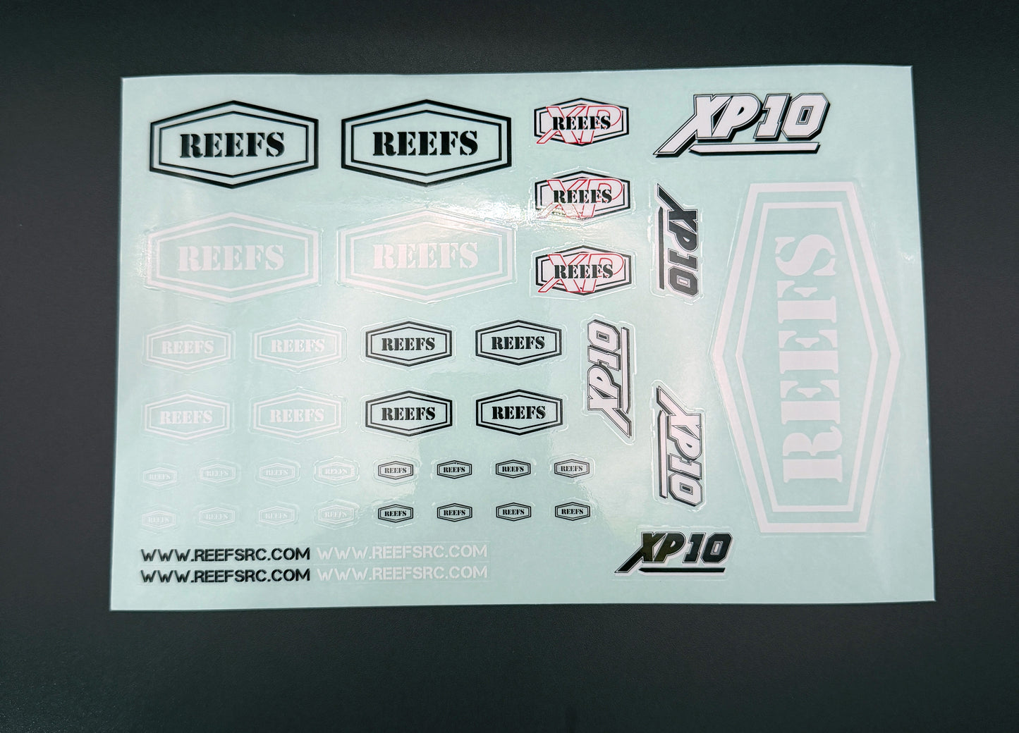 REEFS Clear Sticker Sheet 8.5 x 5.75" #REEFS239