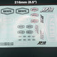 REEFS Clear Sticker Sheet 8.5 x 5.75" #REEFS239
