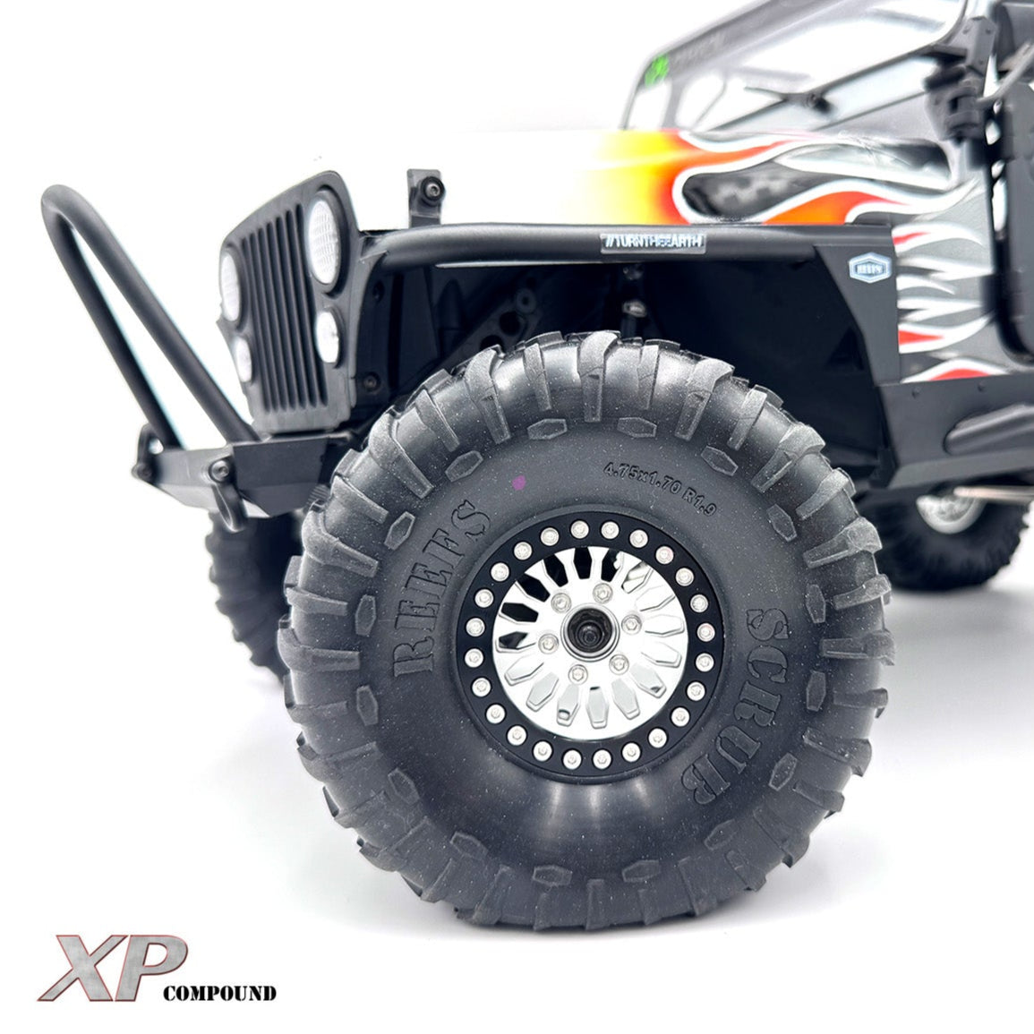 REEFS XP Compound 1.9" / 4.75" SCRUB TIRES (2) PINK - REEFS251