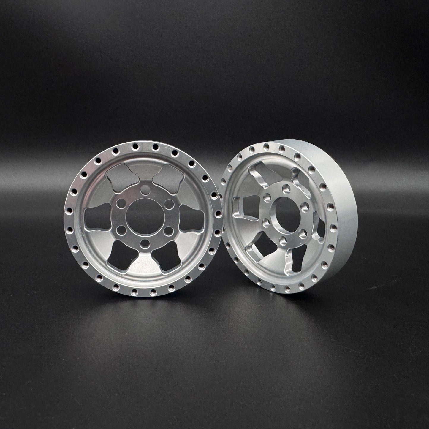 1.9 "GRANITE" Aluminum Beadlock Wheels w/Hubs (2) - REEFS260