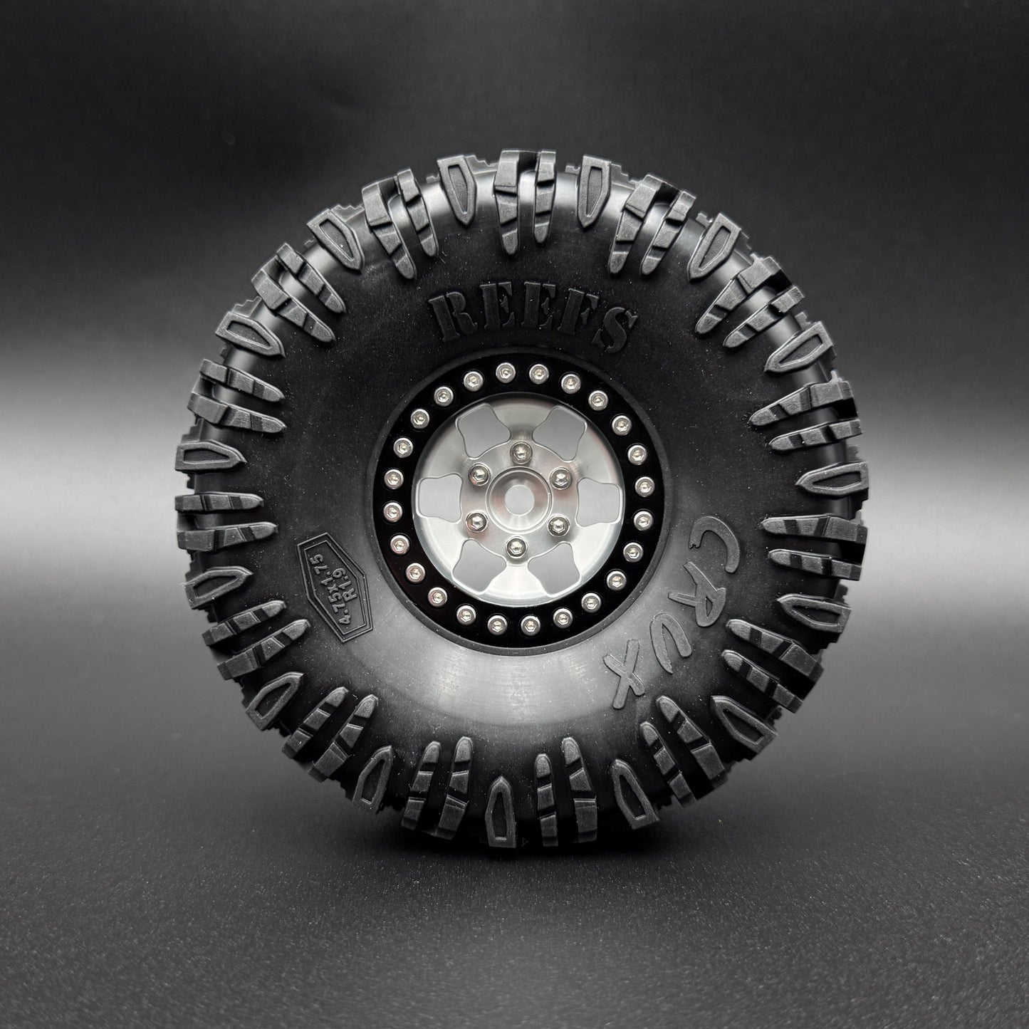1.9 "GRANITE" Aluminum Beadlock Wheels w/Hubs (2) - REEFS260