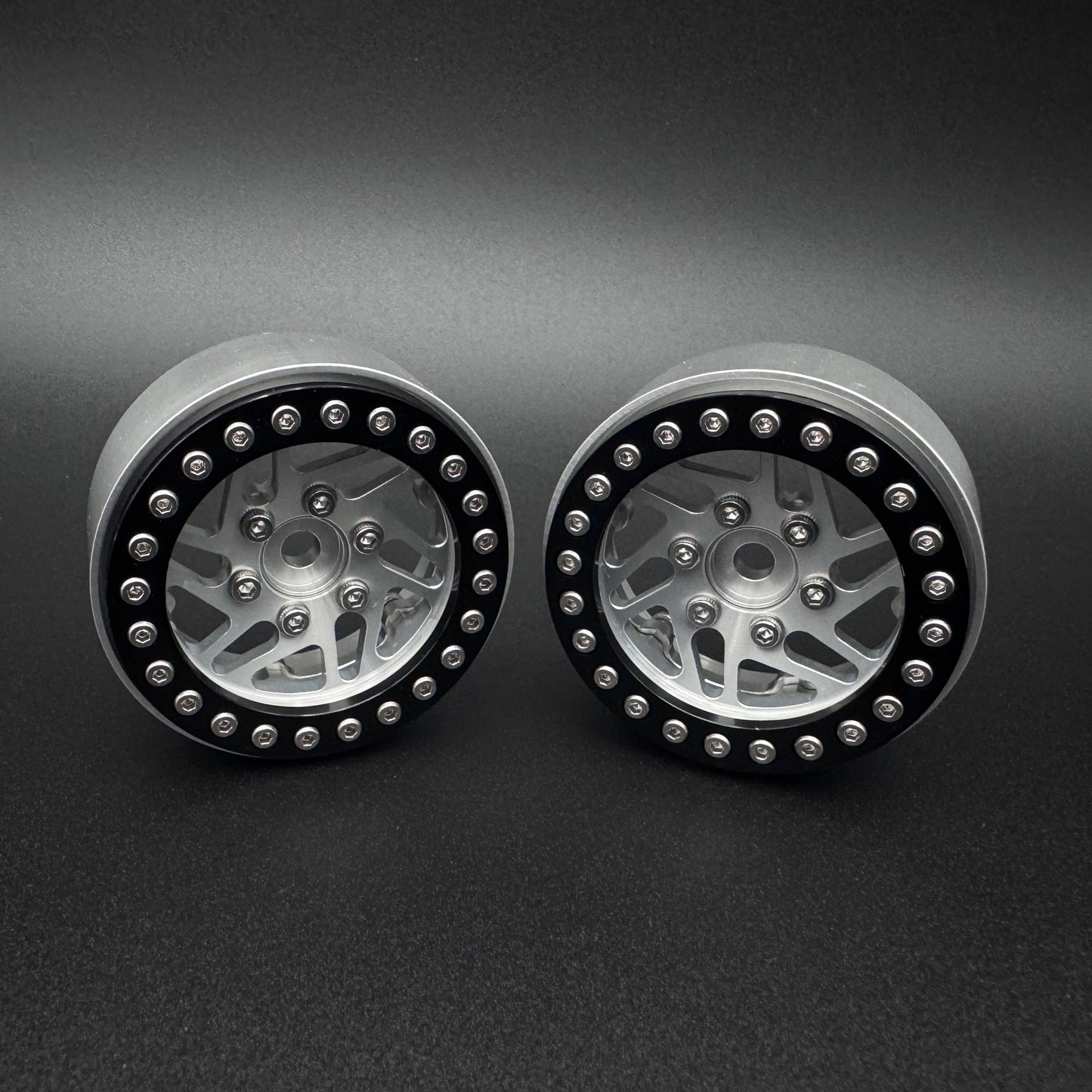 1.9 "CROSSMAN" ALUMINUM BEADLOCK WHEELS w/Hubs (2) - REEFS261