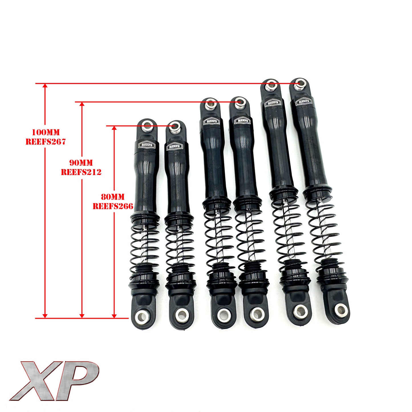 REEFS XP Aluminum Shocks (80mm, 90mm, 100mm)