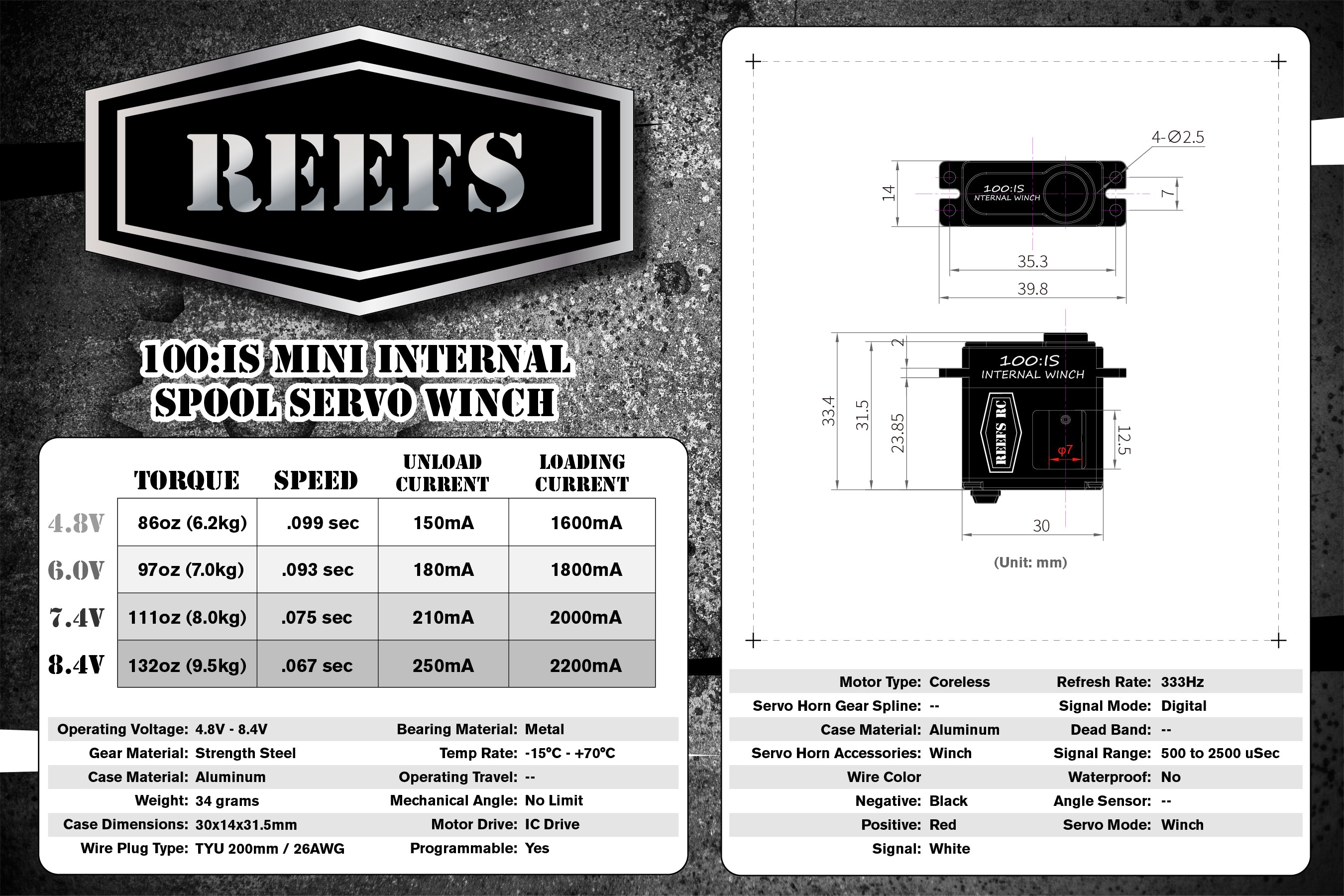 Standard Size Winches – Reefs RC