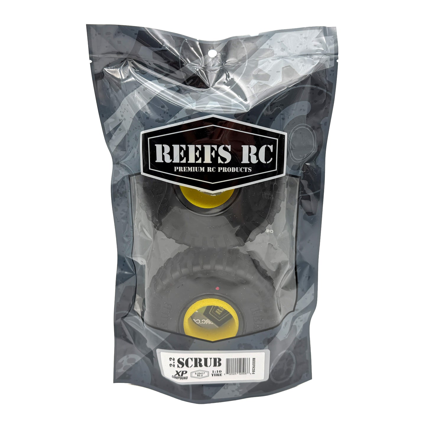 REEFS XP Compound 2.2" / 5.25" SCRUB TIRES (2) PINK - REEFS284