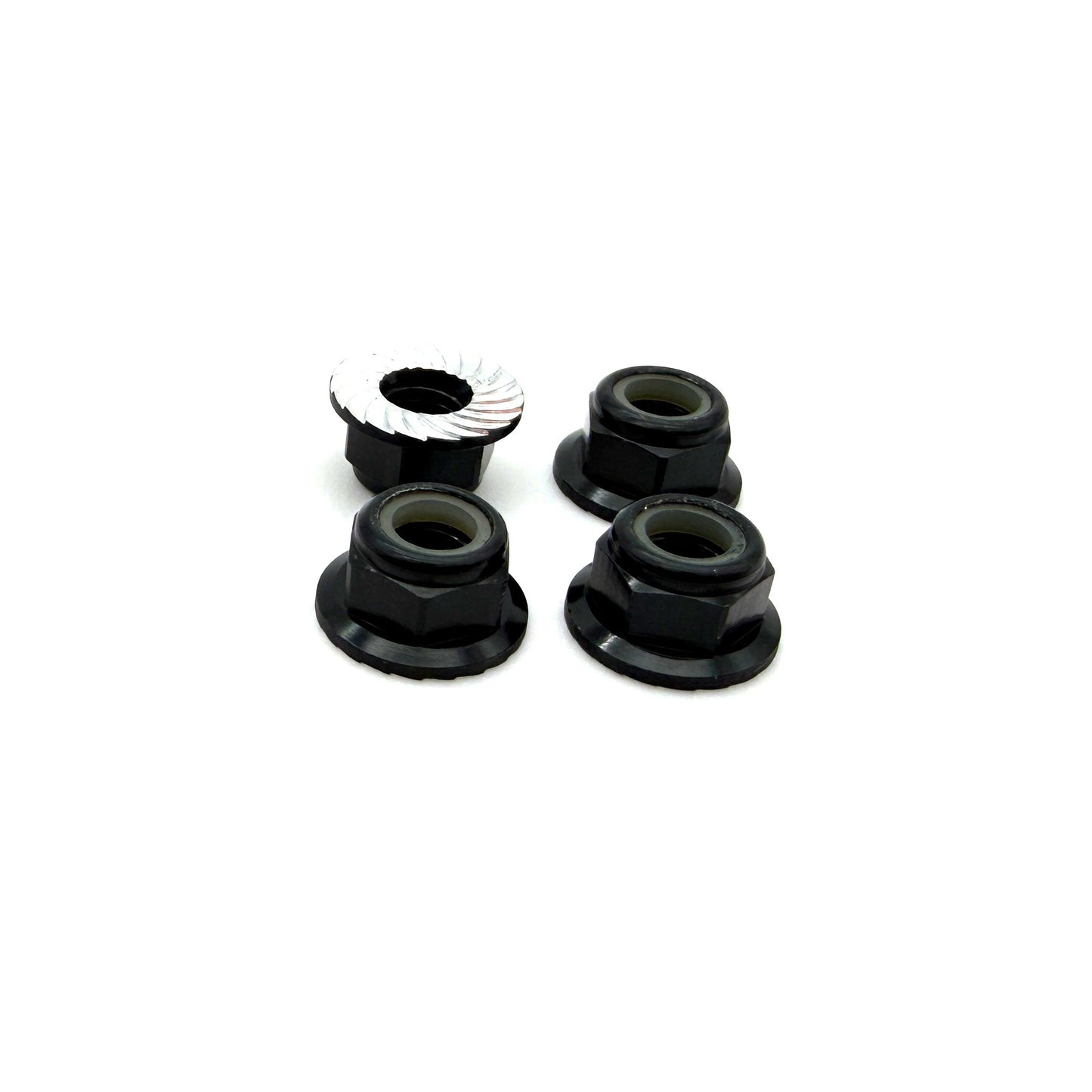 REEFS 5mm Aluminum Flanged & Serrated Lock Nuts (4 Color options)