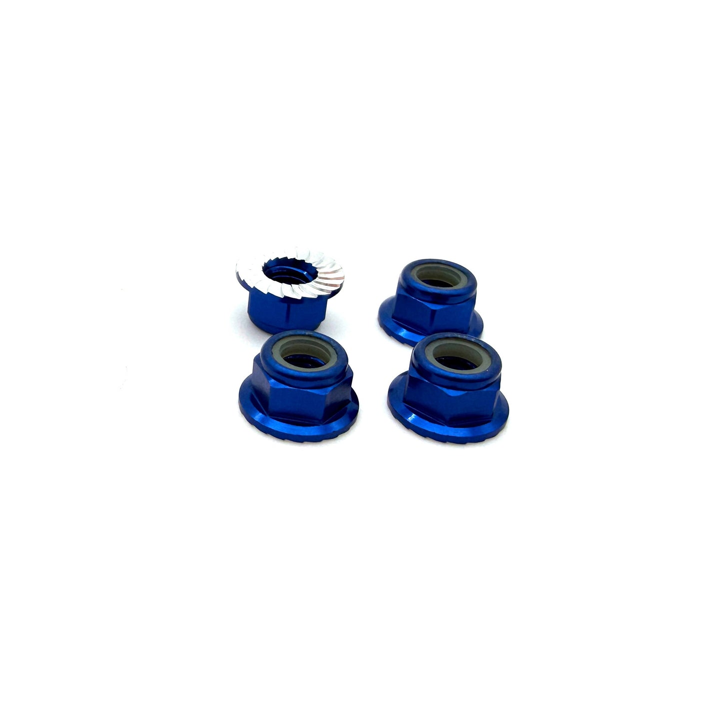 REEFS 5mm Aluminum Flanged & Serrated Lock Nuts (4 Color options)