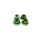 REEFS 5mm Aluminum Flanged & Serrated Lock Nuts (7 Color options)