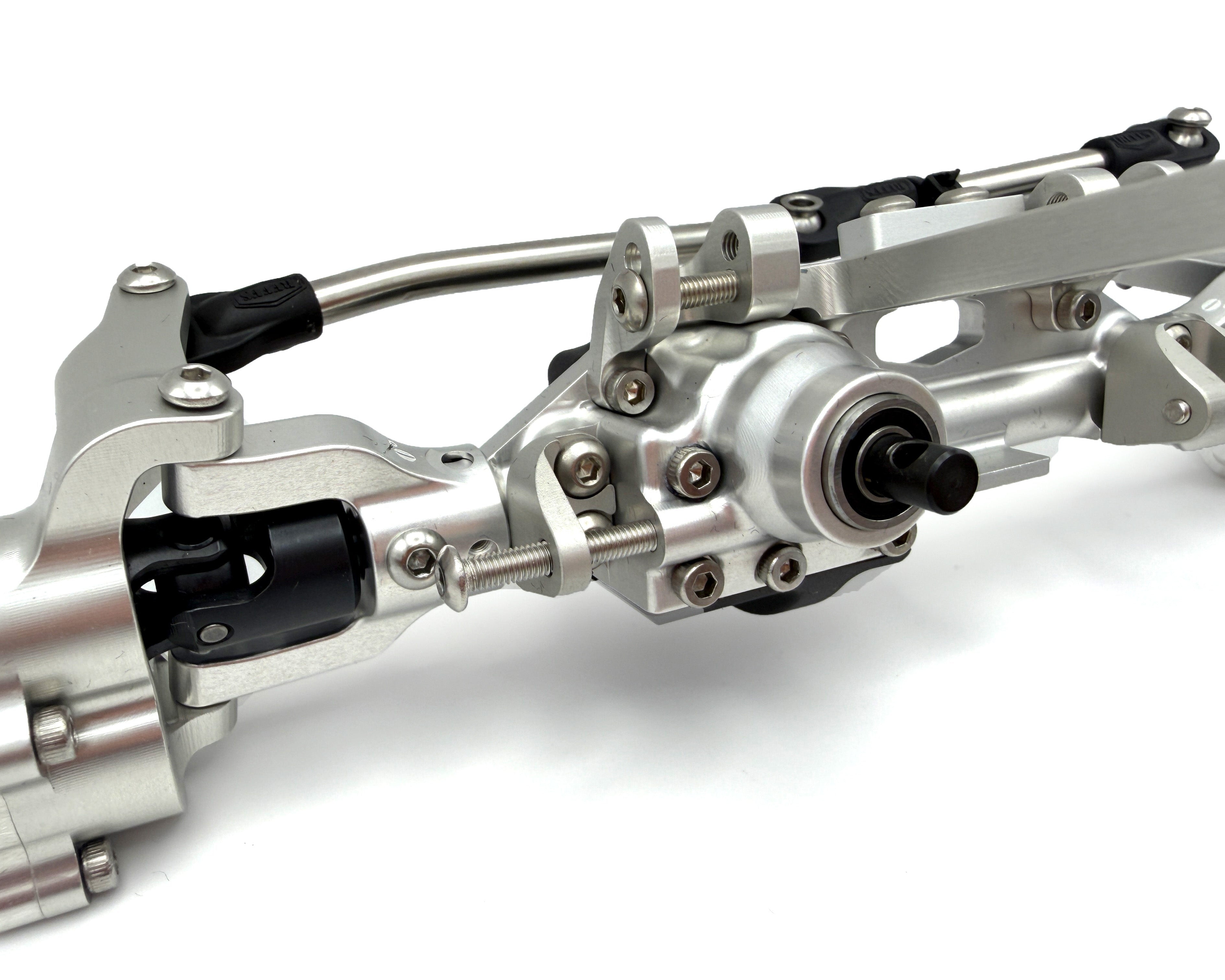 REEFS XP199 Aluminum Portal Front Axle Set (Silver) #REEFS296