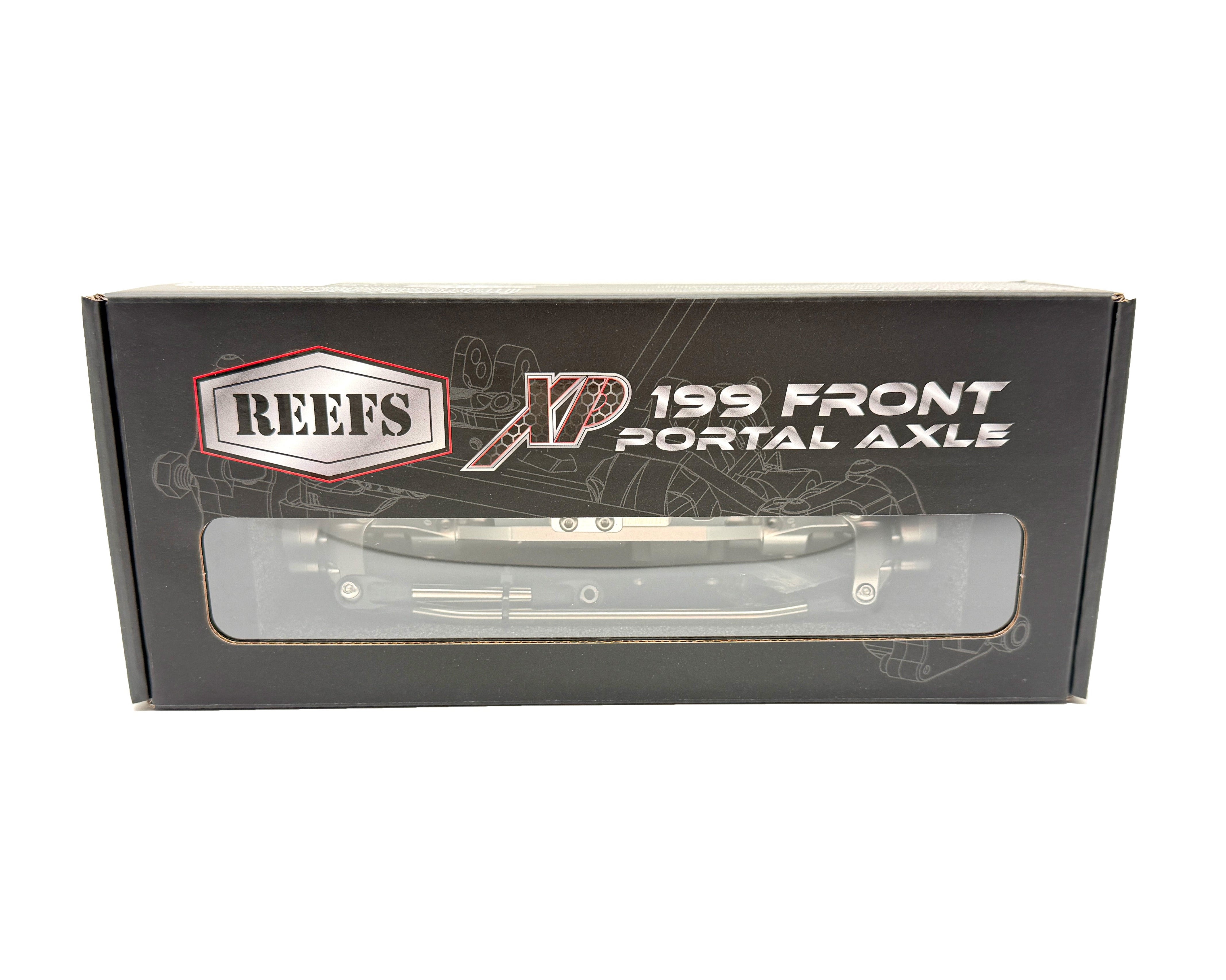 REEFS XP199 Aluminum Portal Front Axle Set (Silver) #REEFS296