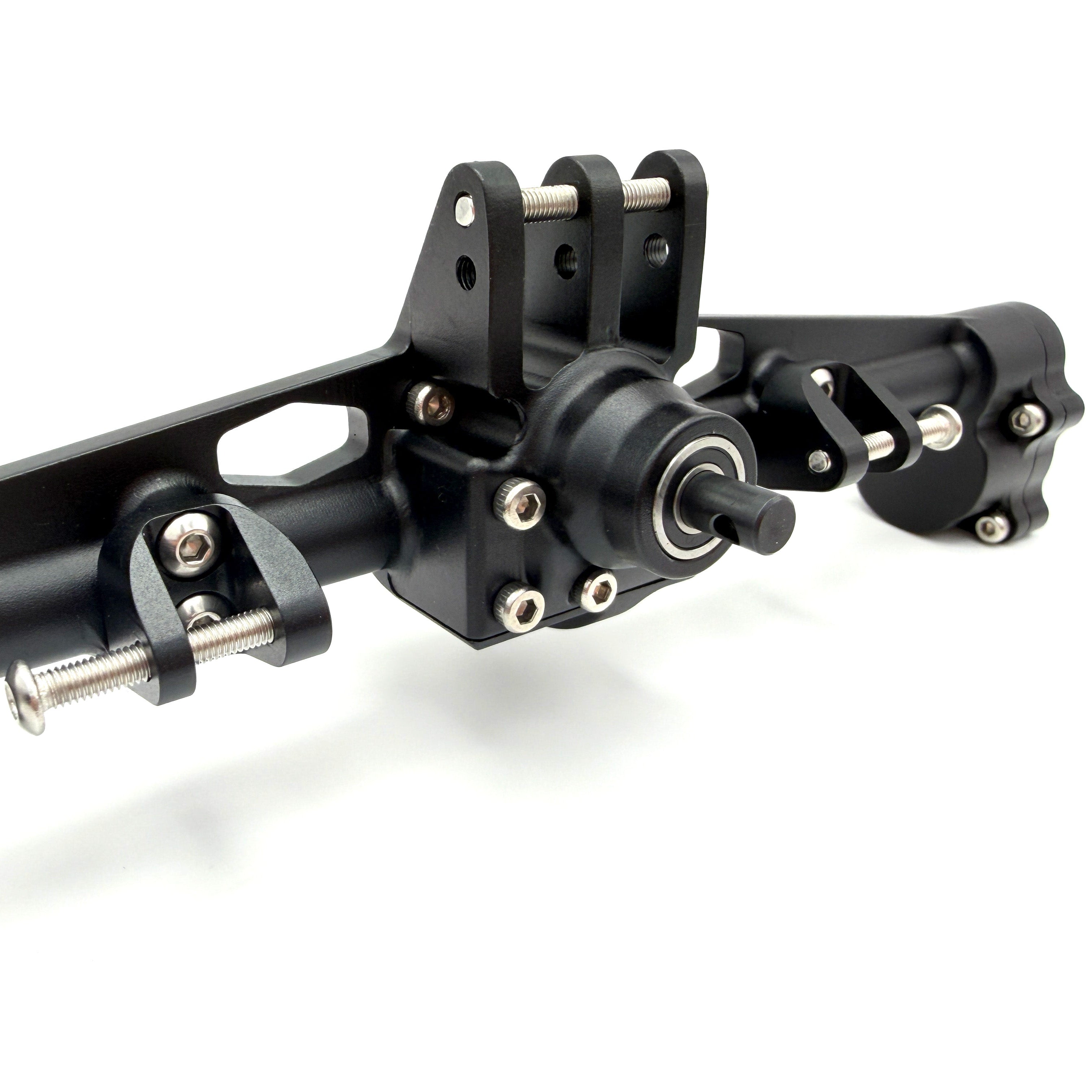 REEFS XP199 Aluminum Portal Rear Axle Set (Black) #REEFS299 – Reefs RC
