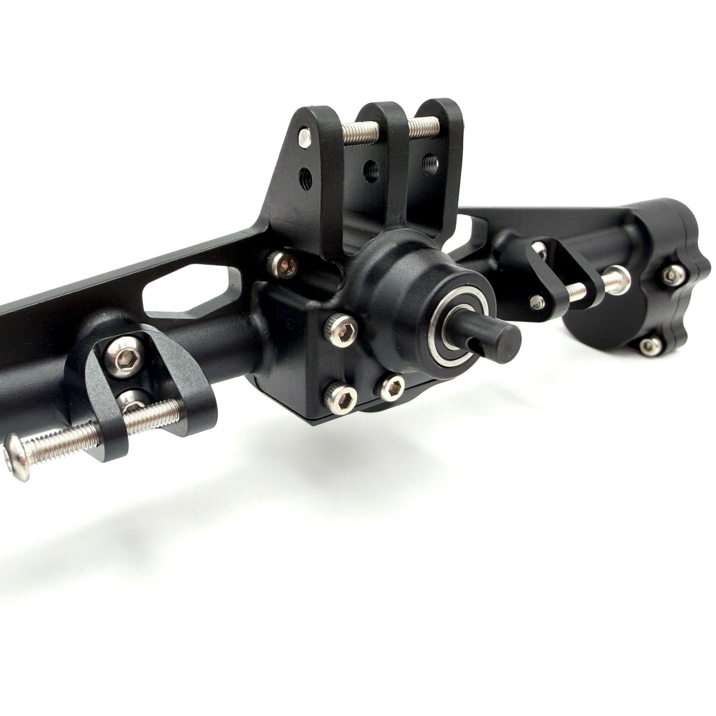 REEFS XP199 Aluminum Portal Rear Axle Set (Black) #REEFS299