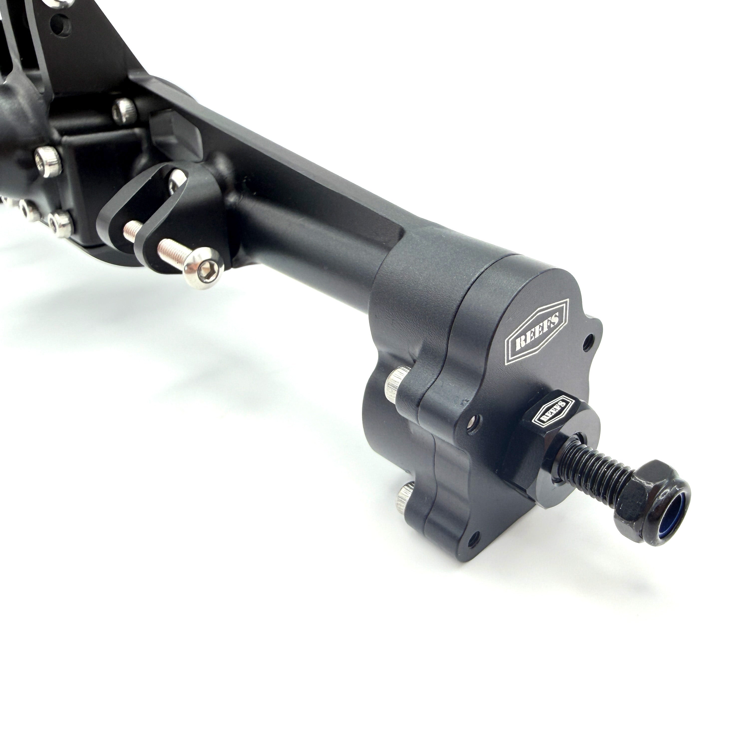 REEFS XP199 Aluminum Portal Rear Axle Set (Black) #REEFS299 – Reefs RC