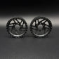 1.9 "CROSSMAN" ALUMINUM BEADLOCK WHEELS w/Hubs (2) (Gray) - REEFS340