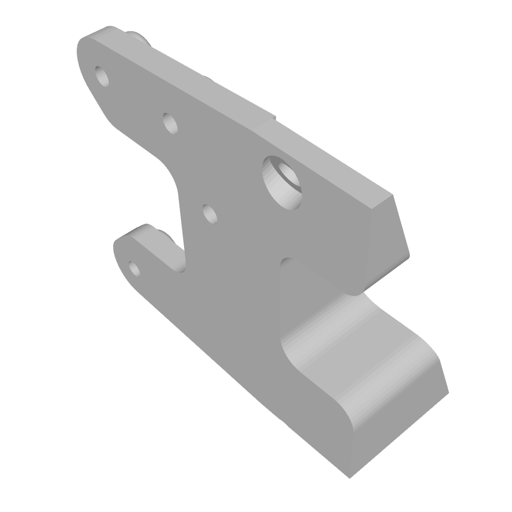 XPT3 LCG Transmission to Axial® Capra Skid Adapter : Print File