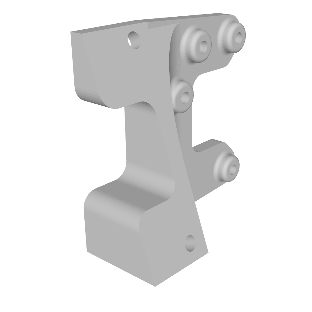 XPT3 LCG Transmission to Axial® Capra Skid Adapter : Print File