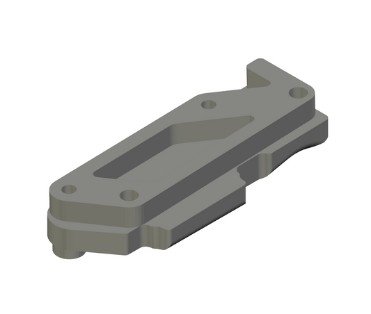 XP Dual Dig Transmission SCX10 III Skid Adapter: Print file