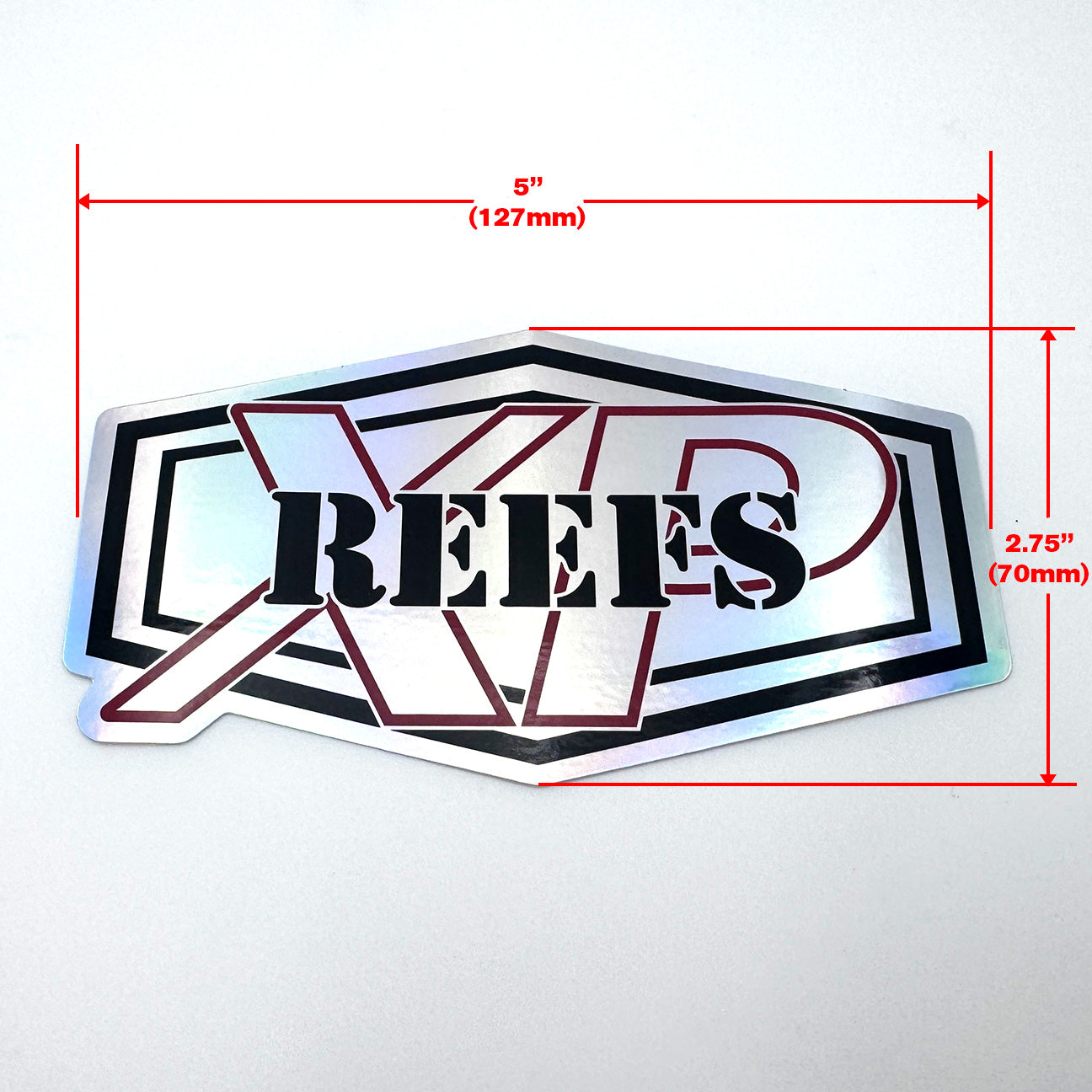 REEFS XP 5" Holographic Sticker